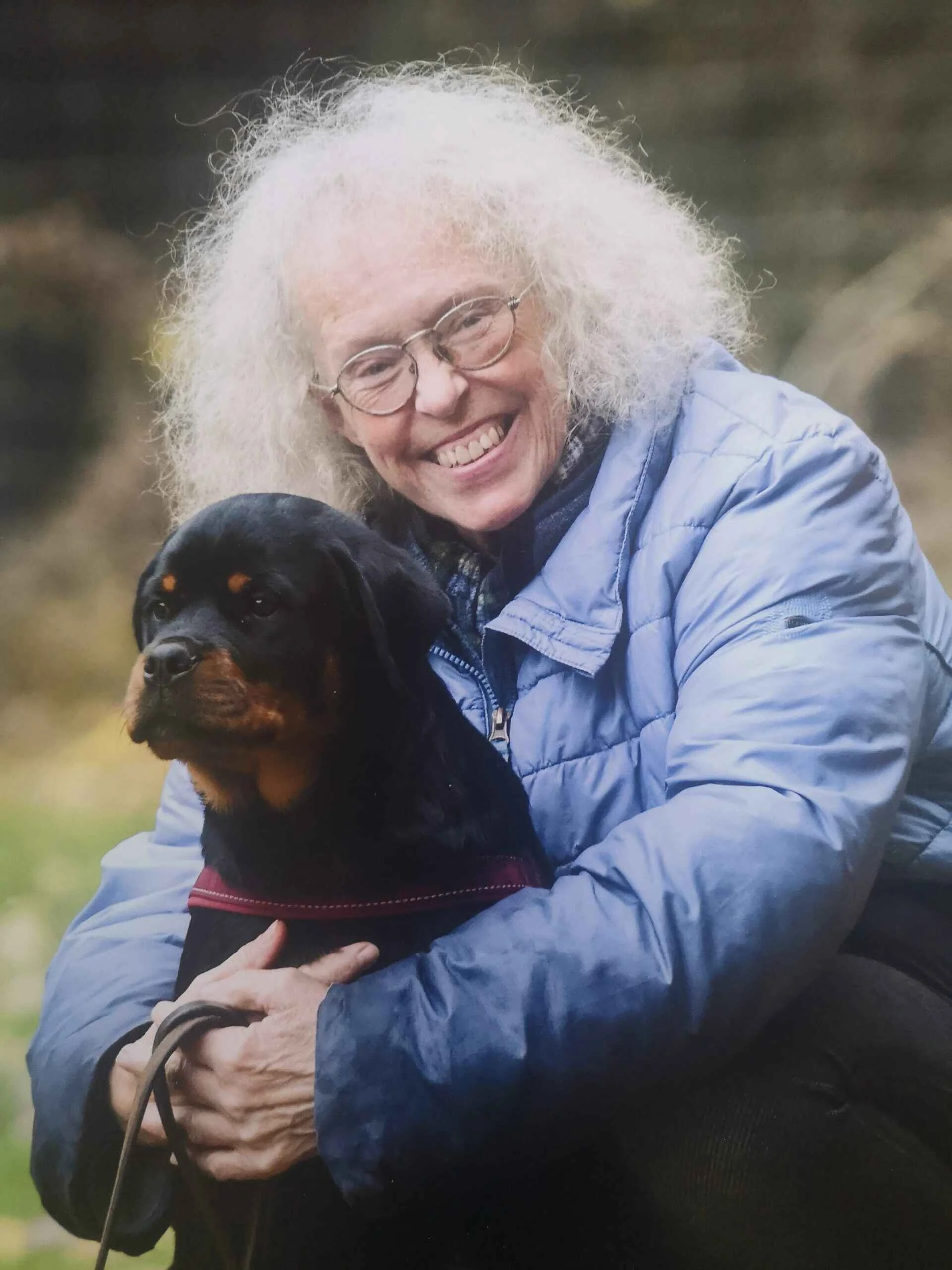 kicki och hunden Malva